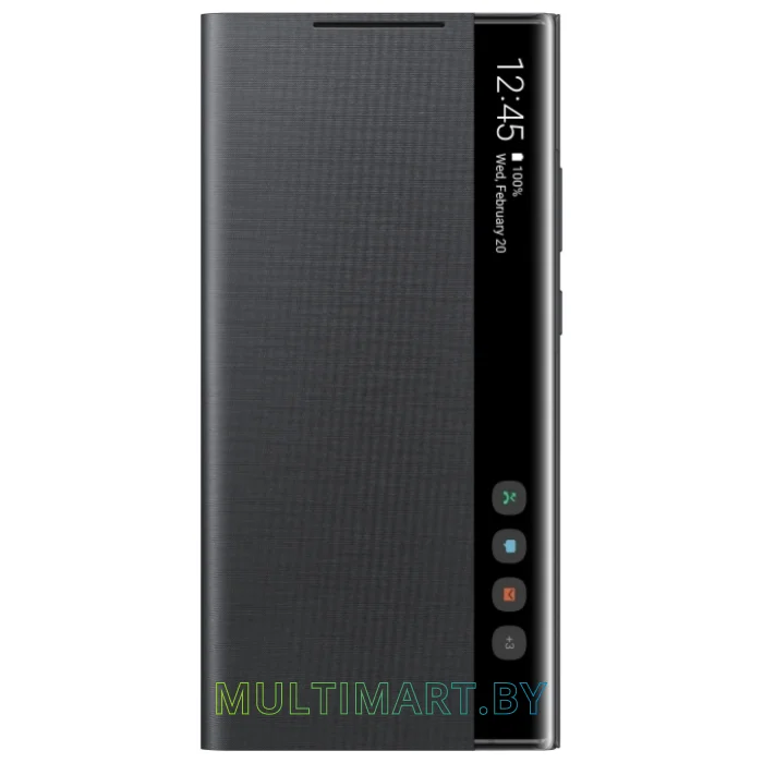 Чехол Samsung Smart Clear View Cover для Galaxy Note20 Ultra (черный)